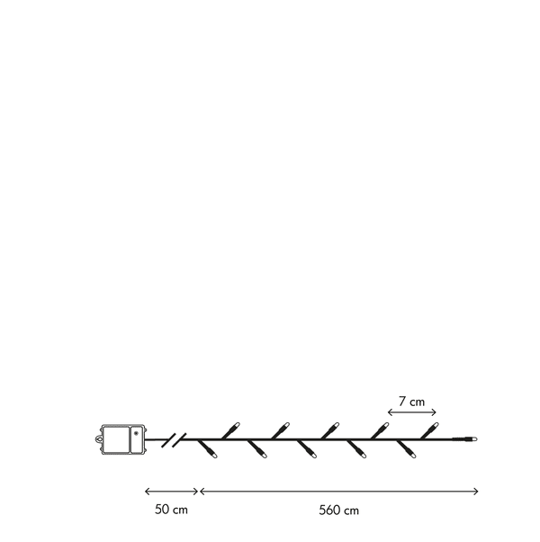 Lyskæde Akku 5m Sort Fra Star Trading - Den er udstyret med en praktisk timerfunktion, der lyser i 6 timer og er slukket i 18 timer for at spare batteri.