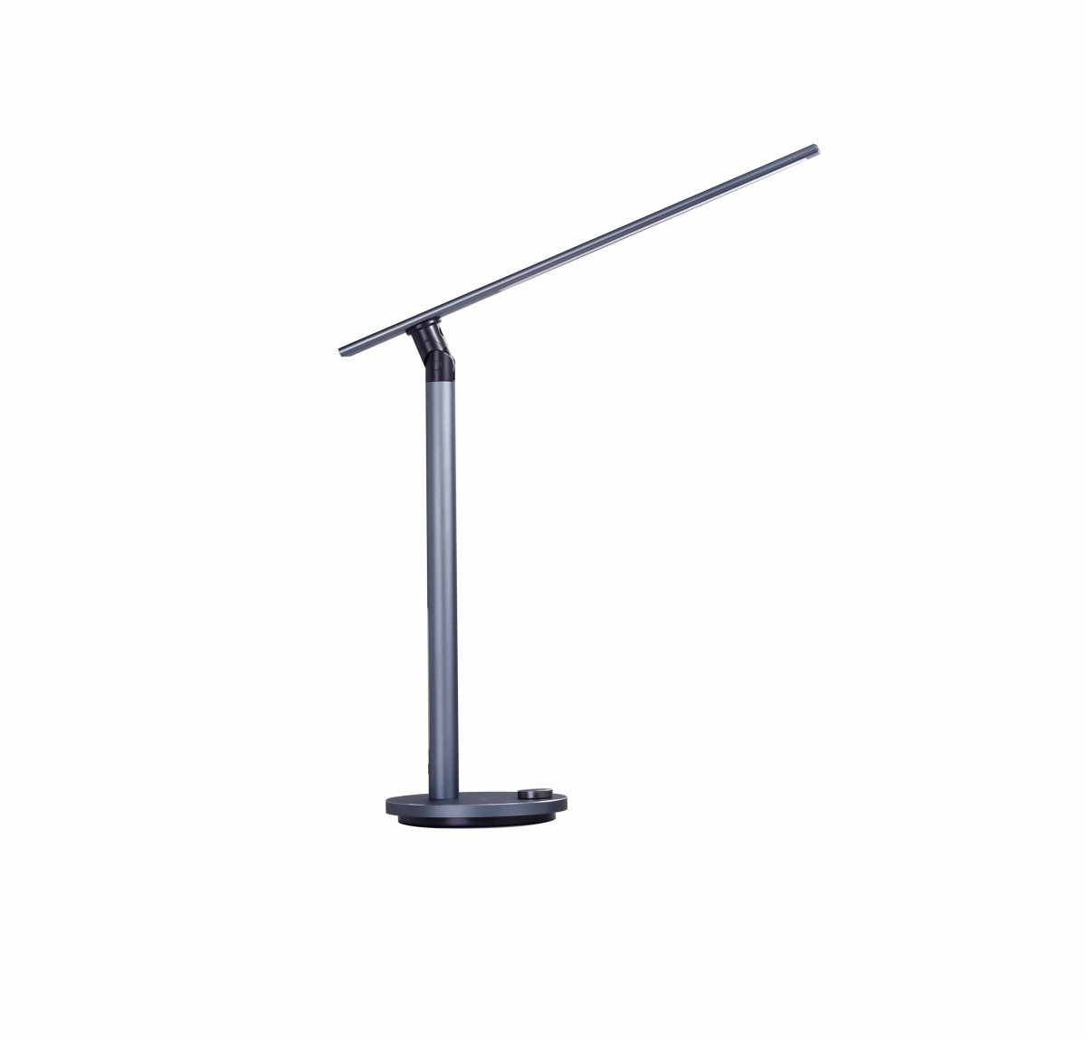 Office 46cm Grå skrivebordslampe Fra Halo Design - Med justerbar lystemperatur fra 3100K til 5100K kan du nemt tilpasse belysningen til dine behov &ndash; fra varmt og afslappende til koldt og koncentrationsfremmende lys.