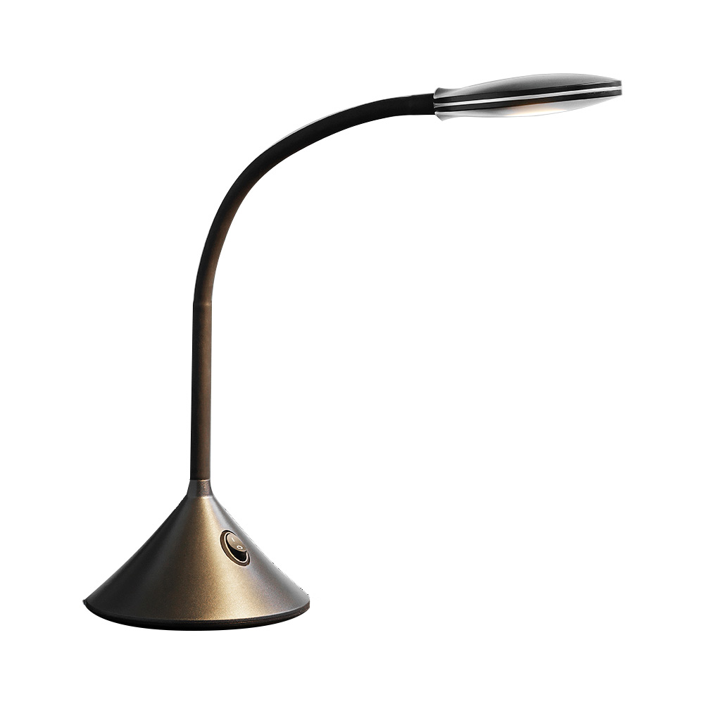 Fix 35cm Sort skrivebordslampe Fra Halo Design - Den udsender et godt lys på 280lm og 3000K varm hvid farvegengivelse.