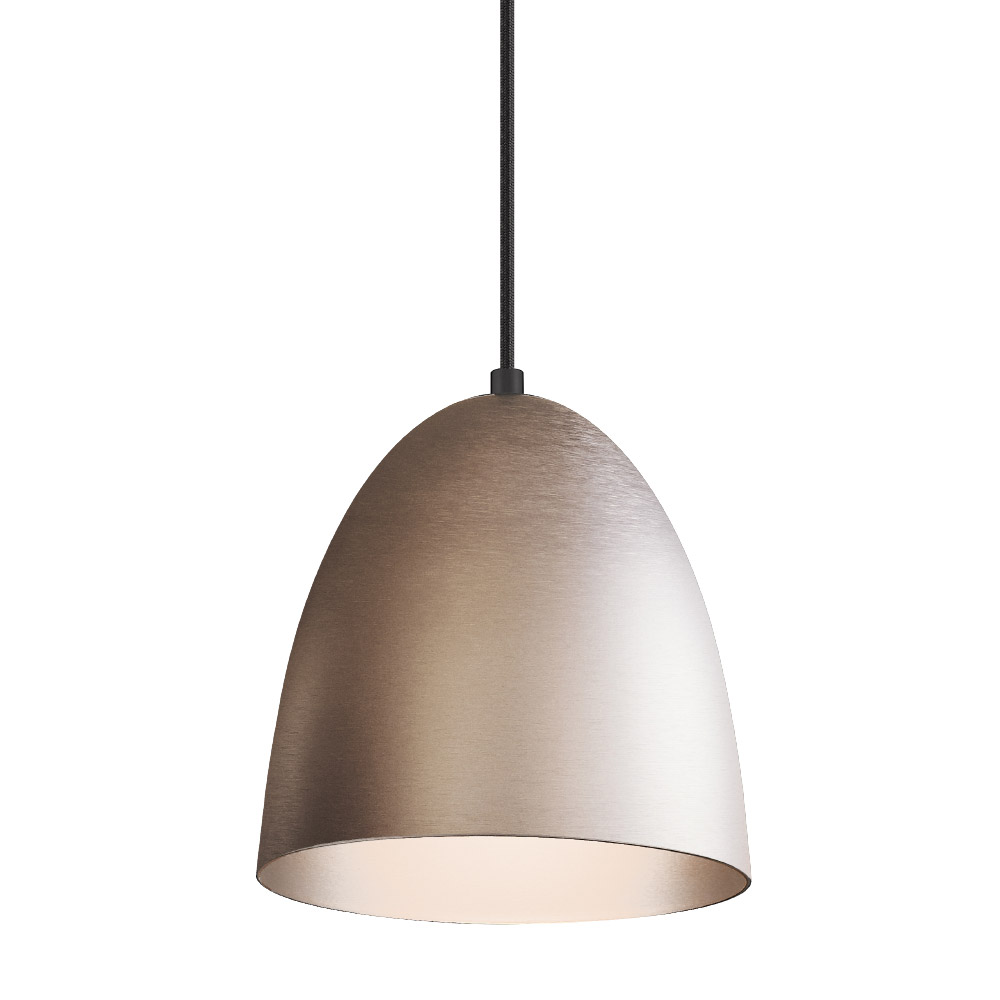 The Classic Ø20 Børstet oxid loftslampe Fra Halo Design - Med sit stilfulde, hv&aelig;lvede design og finish i b&oslash;rstet oxid er det et alsidigt valg til b&aring;de k&oslash;kkener, stuer og spisestuer.