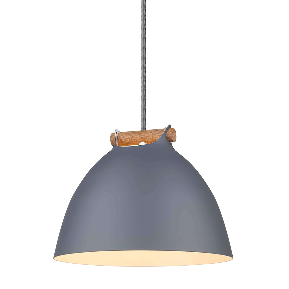 Zoom billede af Århus Ø24 Grå loftslampe Fra Halo Design - &Aring;rhus loftlampen kombinerer skandinavisk minimalisme med moderne design for at skabe en lyskilde, der imponerer i ethvert rum.