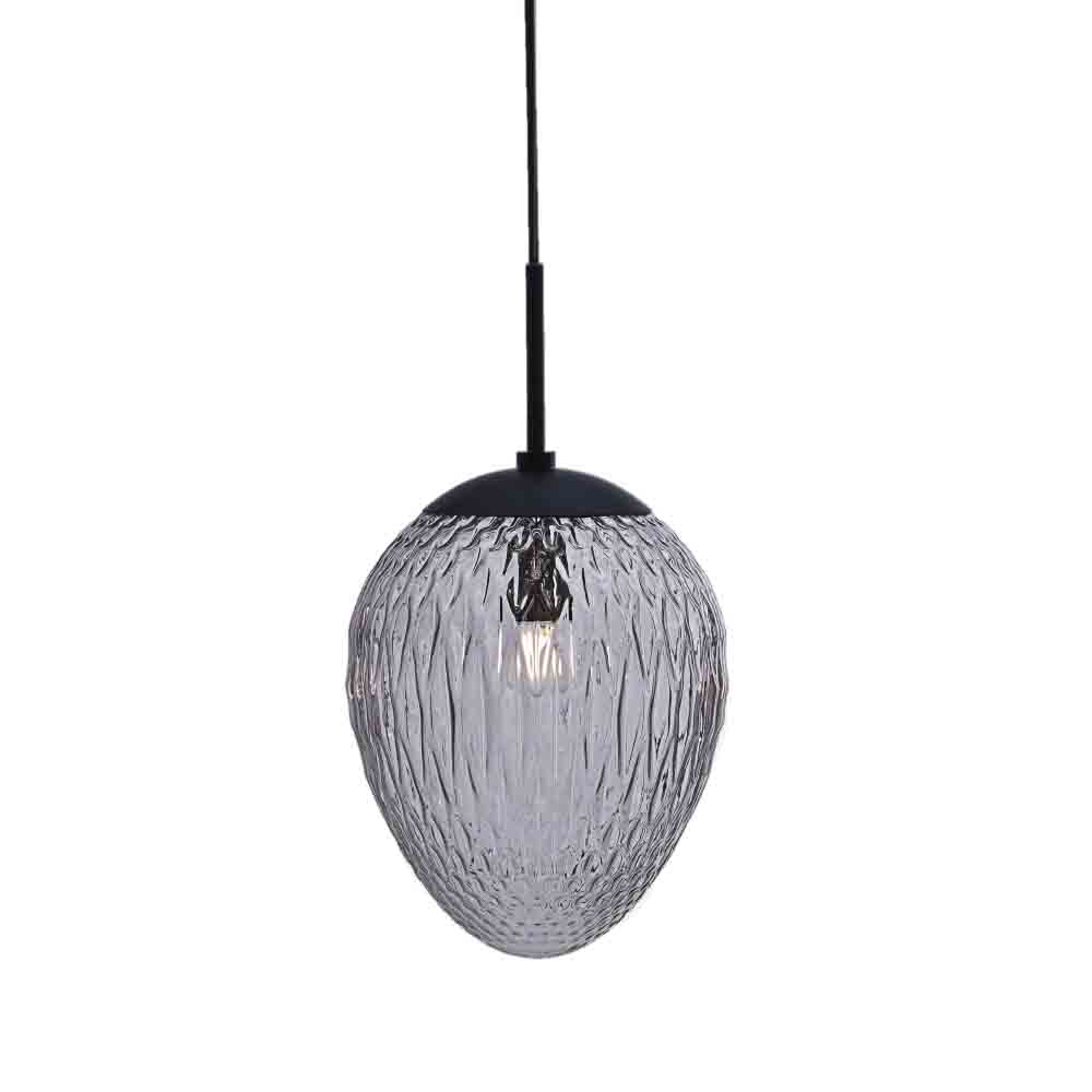 Woods Ø25 Røg loftslampe Fra Halo Design - Woods er en pendel, der kombinerer elegance og naturlig inspiration.