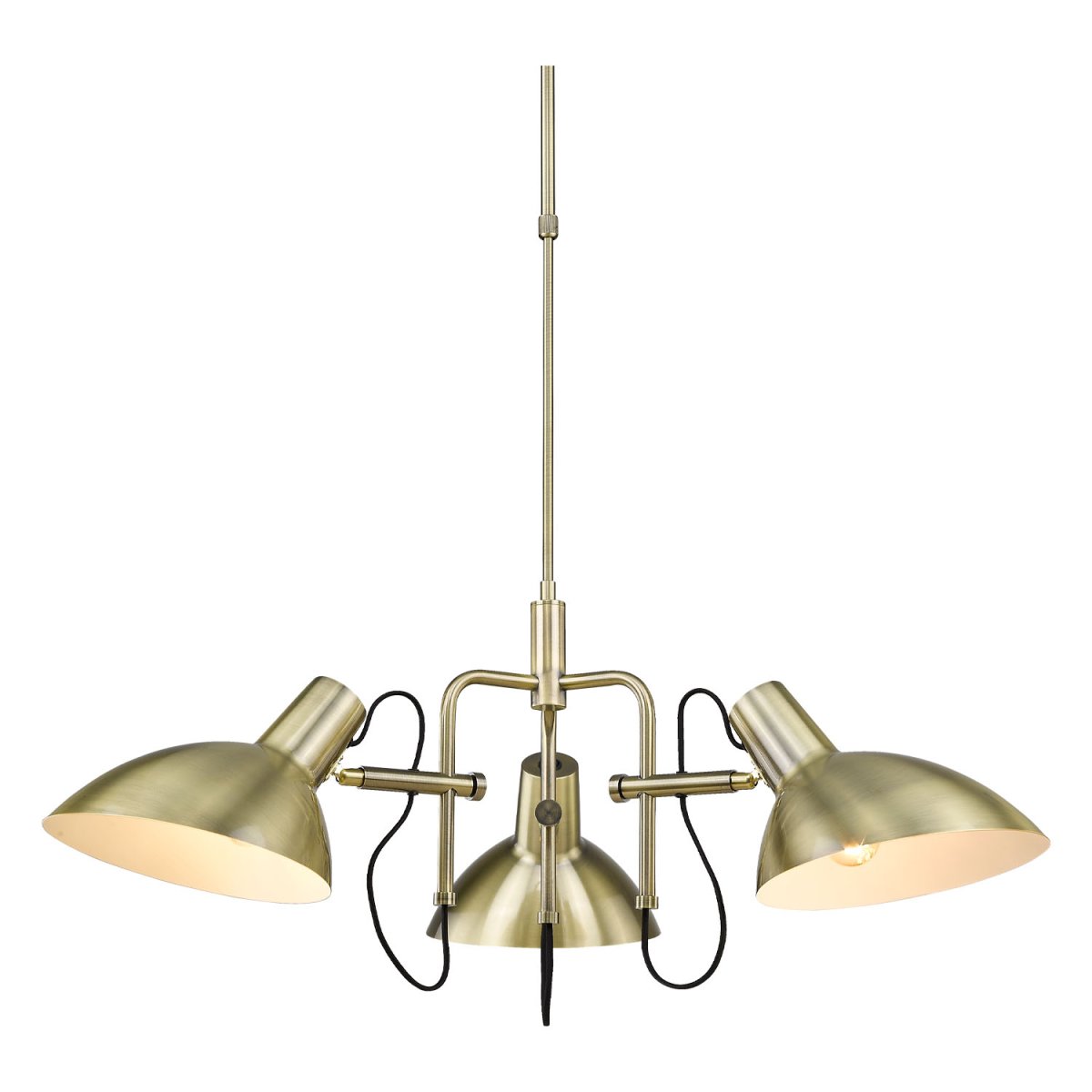 Metropole Ø73 Antik messing loftslampe Fra Halo Design - Metropole-serien er en komplet og funktionel lampefamilie med en markant og industriel stil.