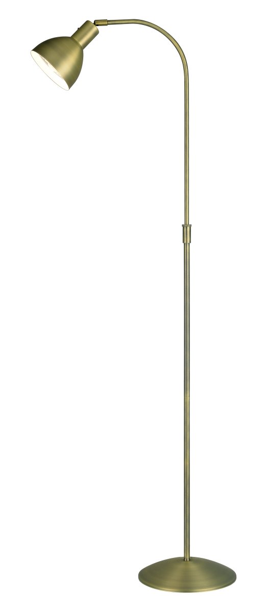 Angora Messing gulvlampe Fra Halo Design - Angora er en klassisk gulvlampe med et moderne design.