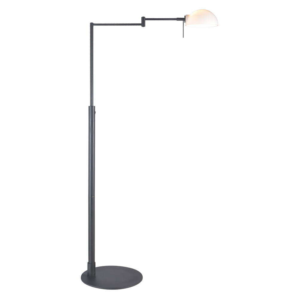 Kjøbenhavn Sort gulvlampe Fra Halo Design - Kj&oslash;benhavn er en elegant og funktionel gulvlampe med et stilrent design, der passer perfekt ind i b&aring;de arbejdsv&aelig;relset og stuen.