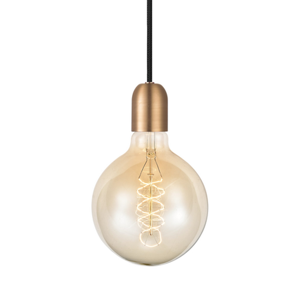 Classic Ø4 Kobber loftslampe Fra Halo Design - Klassisk ophæng lavet af metal med kobberfinish.