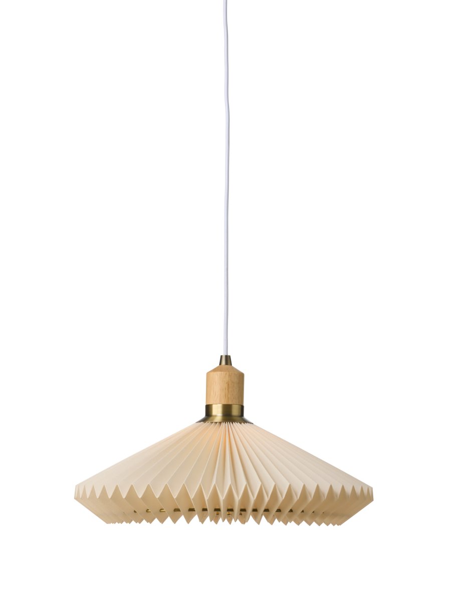 Zoom billede af Paris Ø40 Sand loftslampe Fra Halo Design - Med sin diameter på 40 cm spreder Paris et blødt og behageligt lys, der bidrager til en hyggelig atmosfære.