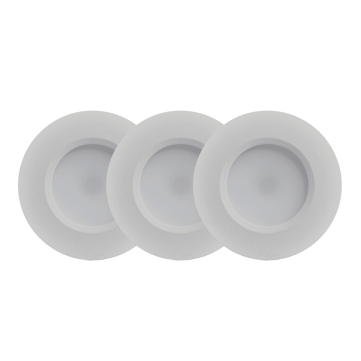 QB-307 Downlight 2700K 3-pk Hvid Fra Designlight - Leveres med 2m kabel fra stik til driver og næsten 2m kabel fra samledåse til hver spotlight.