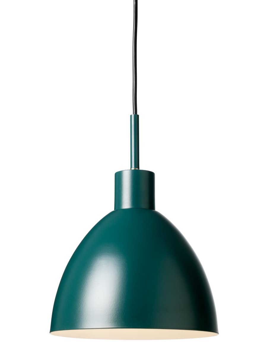 Rock Ø20 Grøn loftslampe Fra Halo Design - Rock er med sit enkle og tidl&oslash;se design ideel til k&oslash;kkenbordet, spisepladsen eller arbejdsfladen, da den giver et direkte og behageligt lys.