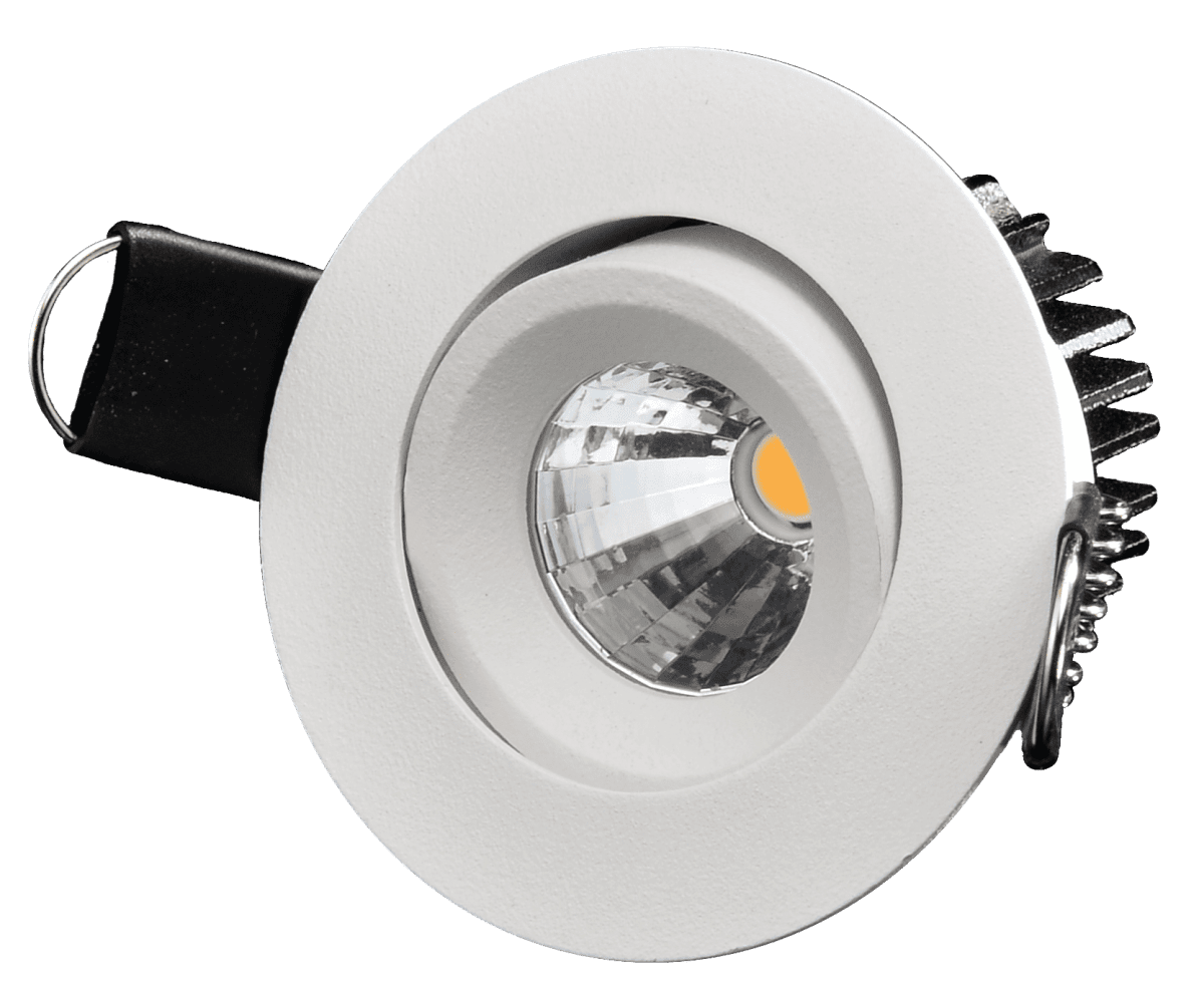 Q-16 Mini Downlight 3000K Hvid Fra Designlight - Med en lysstr&oslash;m p&aring; 310 lumen har armaturet en bred vifte af anvendelser og kan installeres b&aring;de som dekorativ accentbelysning eller som en del af generel belysning i et rum.