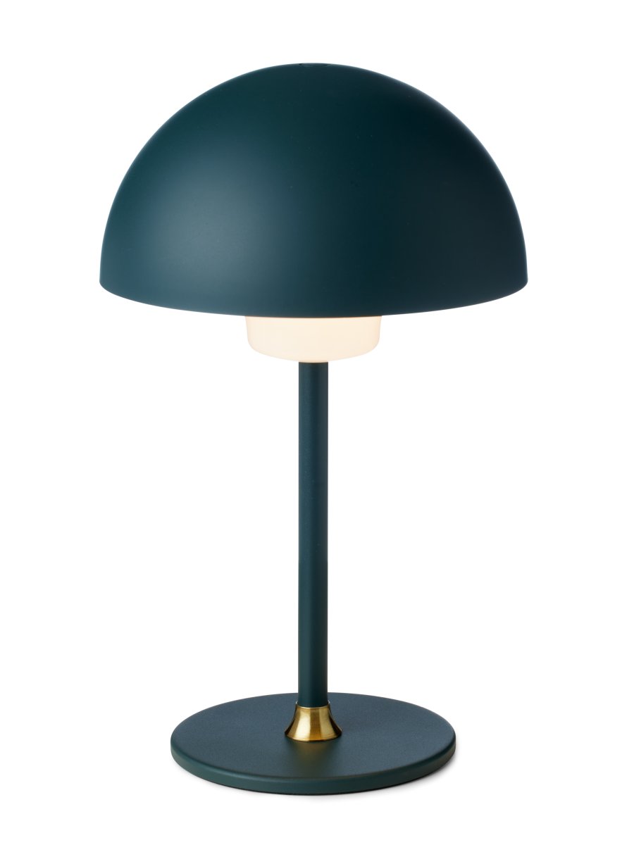 Moon Light 27cm Grøn bærbar Fra Halo Design - Det genopladelige batteri giver fleksibilitet og med det medf&oslash;lgende USB-kabel kan du nemt oplade det.