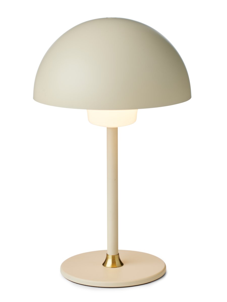 Moon Light 27cm Fløde bærbar Fra Halo Design - Det genopladelige batteri giver fleksibilitet og med det medf&oslash;lgende USB-kabel kan du nemt oplade det.