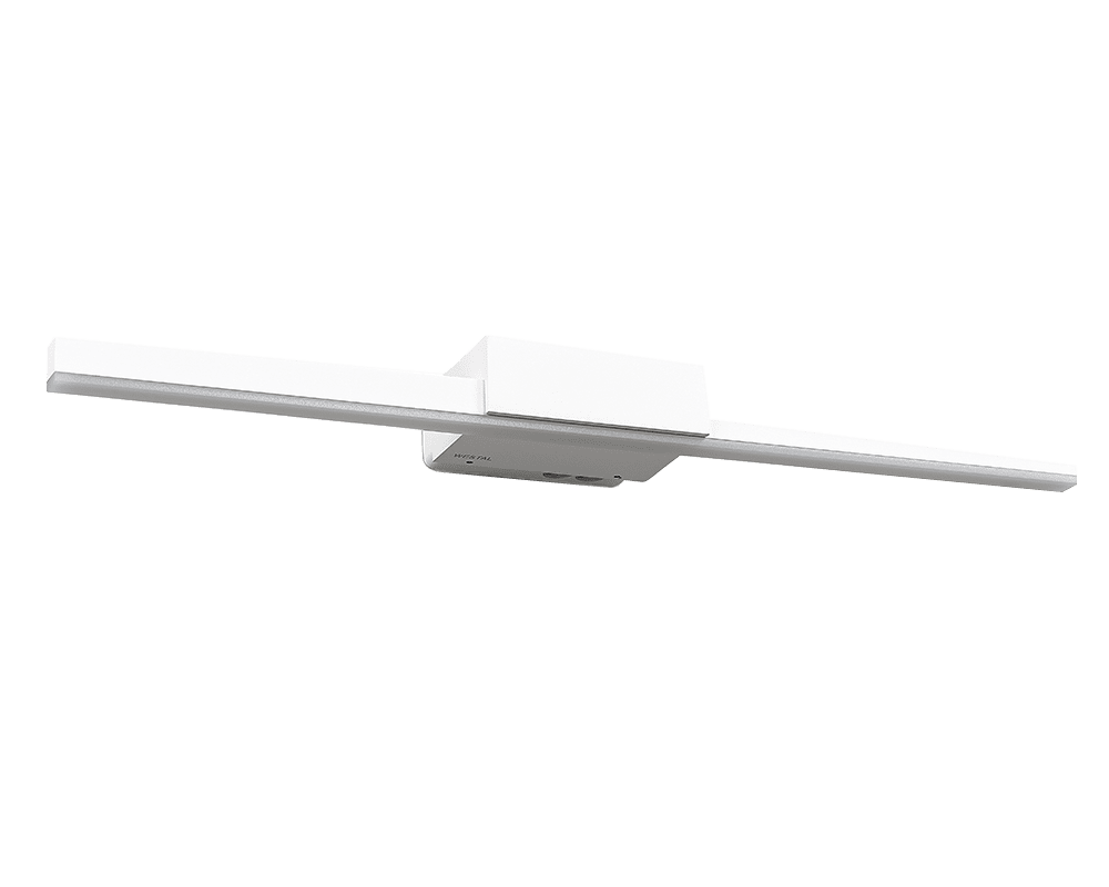 Aqua I 60cm Hvid badeværelseslampe Fra Westal - Fremstillet i støbt aluminium og udstyret med LED.