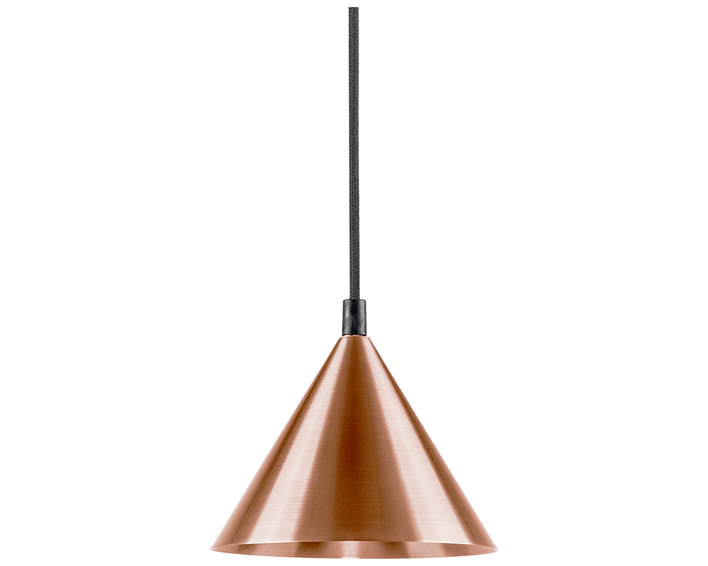 Tratt Micro Ø17 Rå kobber loftslampe Fra Westal - Lavet af kobber i en ru kobberfinish med klar lak.