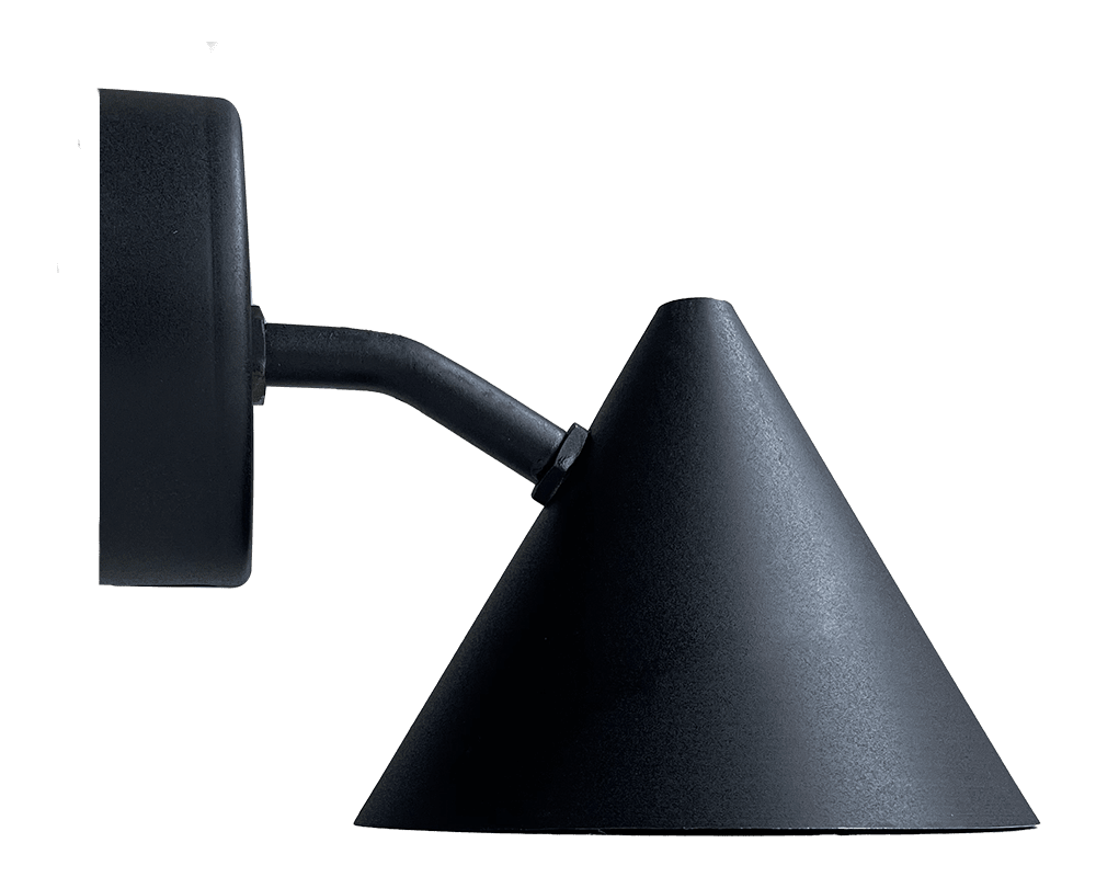 Tratt Micro Sort udendørslampe Fra Westal - Tratt Micro er en videreudvikling af Tratt-armaturet, nu omarbejdet af Westal i en moderne version.