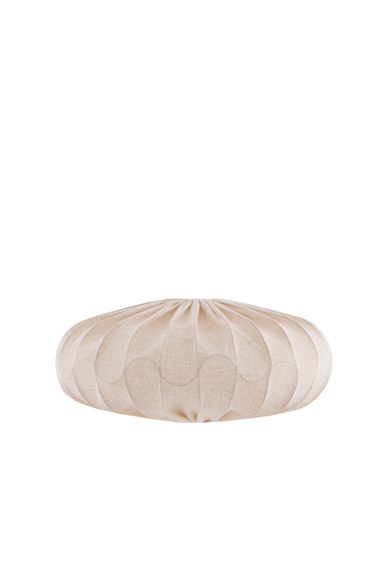 Bladverk Skærm Ekskl. Ophæng Ø50 Beige loftslampe Fra Globen Lighting - Tekstilet bidrager til et varmt og behageligt lys, der passer fint ind i både soveværelser og stuer.