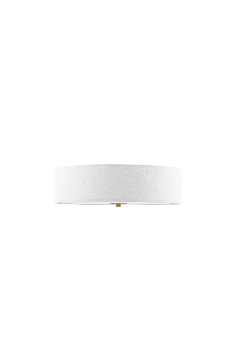 Noah Ø35 Hvid plafond Fra Globen Lighting - Noah er en stilfuld og dekorativ loftslampe, håndlavet i hvidt hørstof med en smuk, levende struktur.