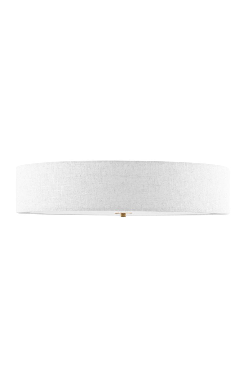 Noah Ø65 Hvid plafond Fra Globen Lighting - Noah er en stilfuld og dekorativ loftslampe, håndlavet i hvidt hørstof med en smuk, levende struktur.