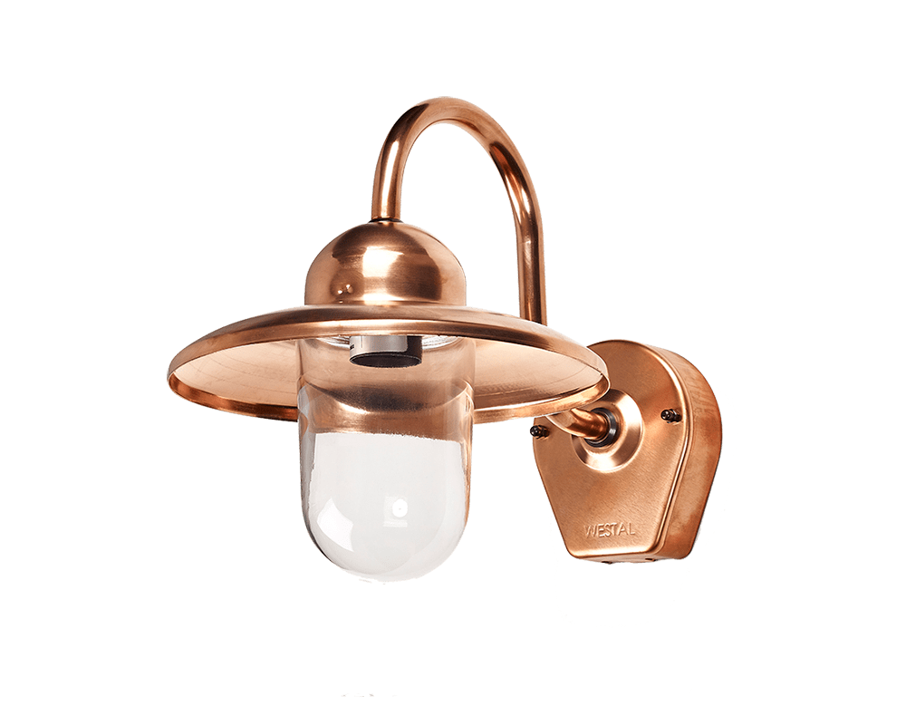 Nisse Rå kobber udendørslampe Fra Westal - Lavet af kobber, der ældes naturligt med tiden og udvikler en smuk patina.