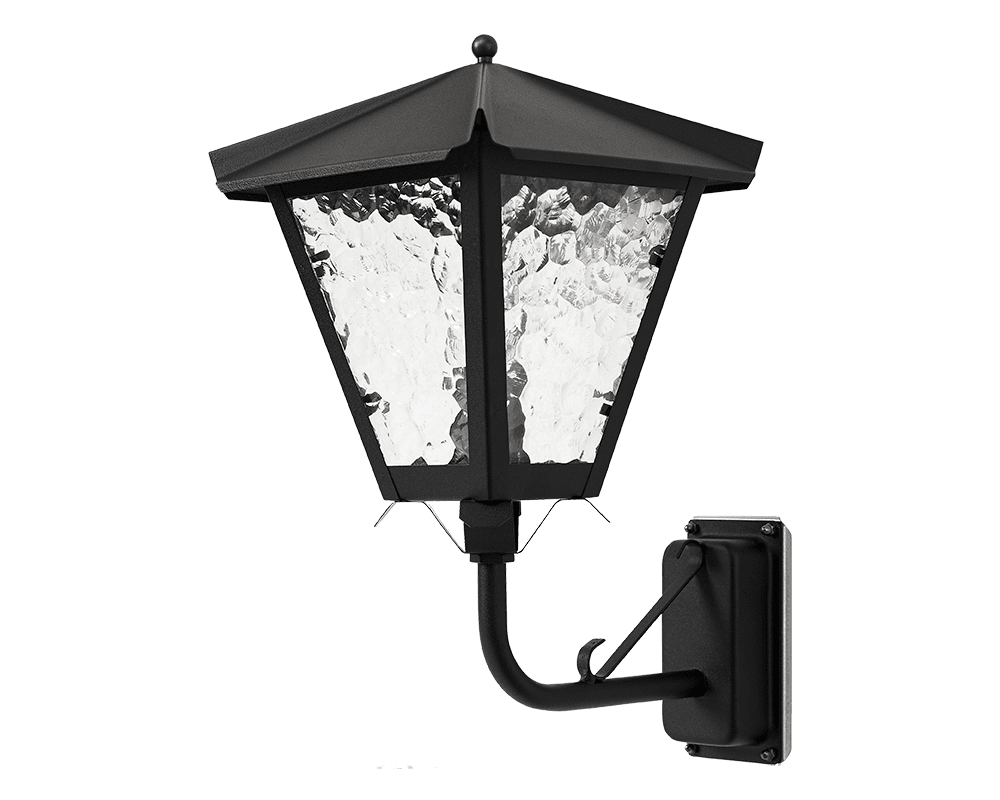 Gustav upp Sort udendørslampe Fra Westal - Vælg mellem en opadgående eller nedadgående lanterne i lakeret og anti-rust finish, eller i storslået oxideret kobber.