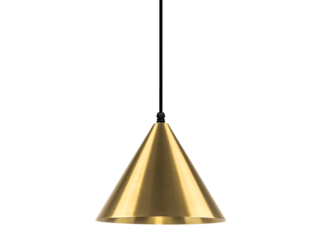 Tratt Ø25 IP44 Messing Fra Westal - Med sin klassiske form og eksklusive finish er lampen b&aring;de en funktionel lyskilde og en dekorativ indretningsdetalje.