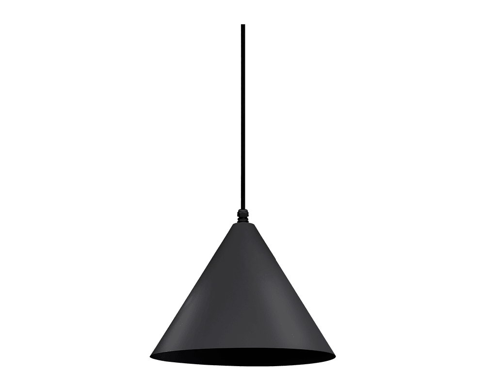 Tratt Ø25 IP44 Sort Fra Westal - Med sin klassiske form og eksklusive finish er lampen b&aring;de en funktionel lyskilde og en dekorativ indretningsdetalje.