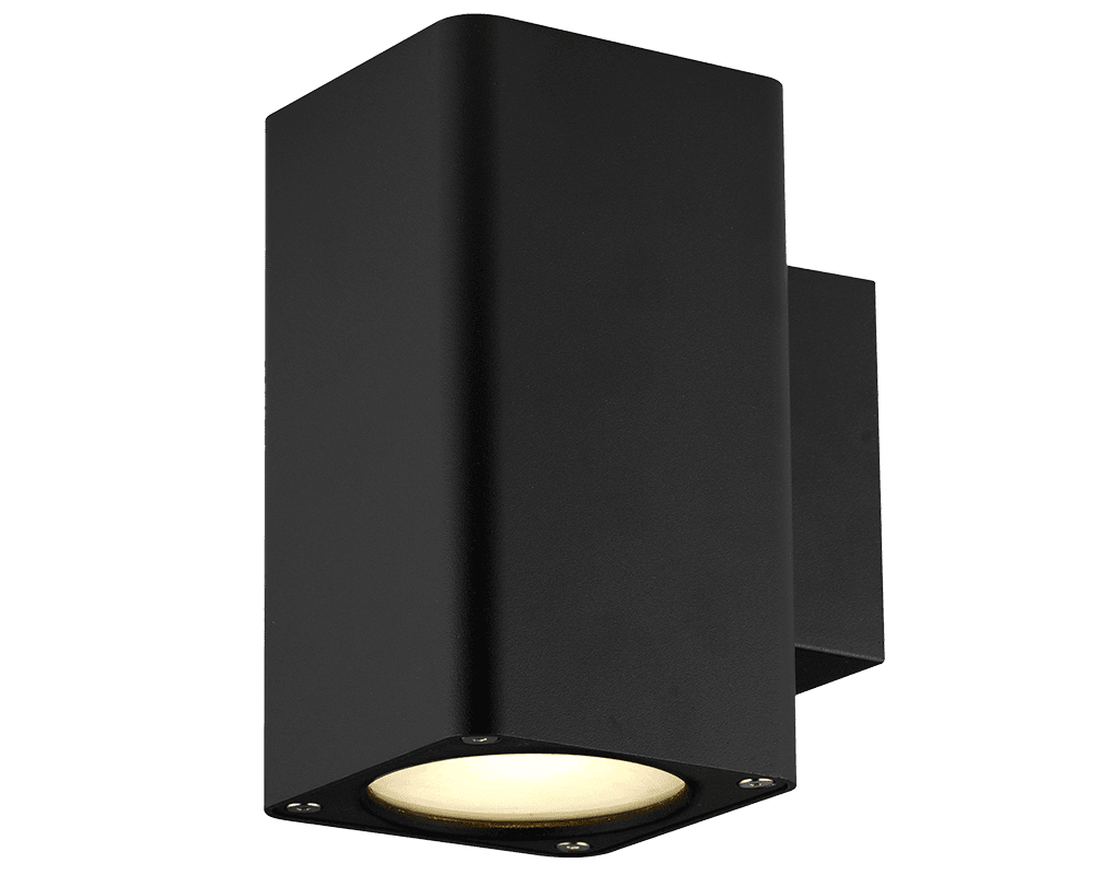 Lot Reko II Sort udendørslampe Fra Westal - Velegnet til montage med rørudtag på facader, indgange etc.