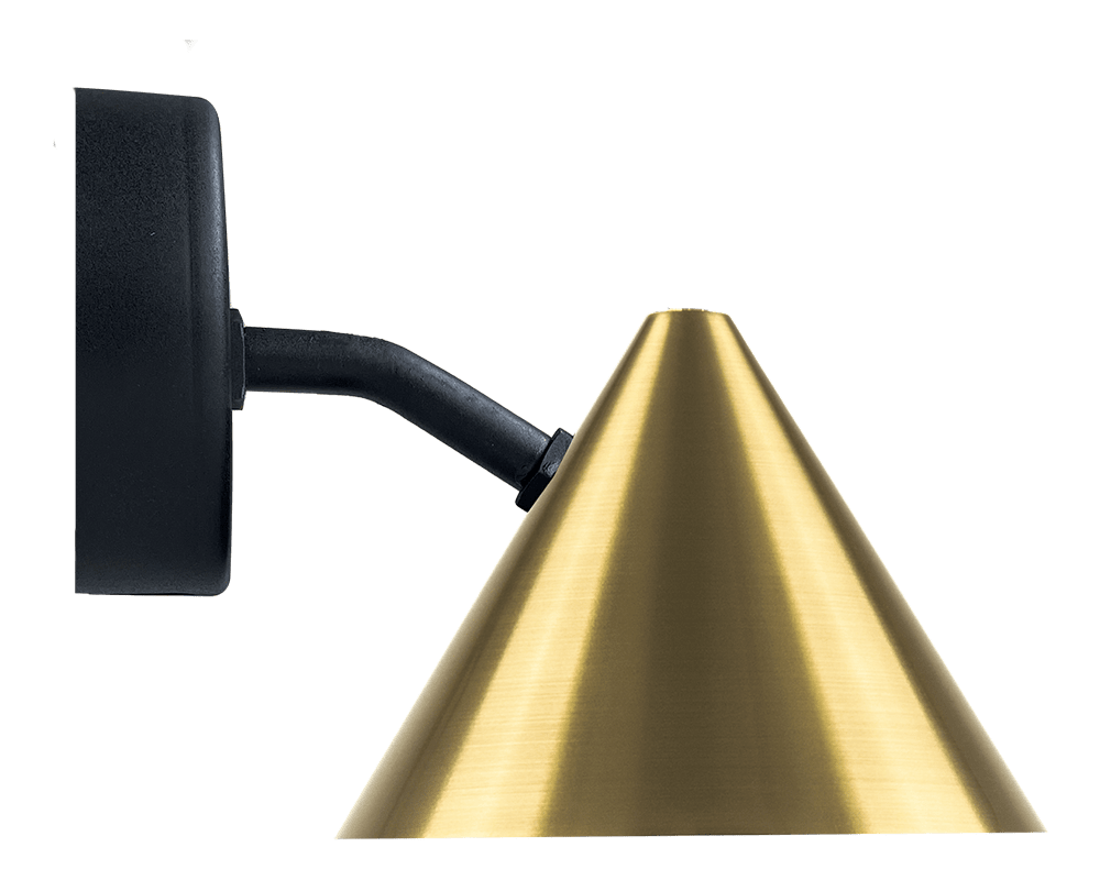 Tratt Micro Messing udendørslampe Fra Westal - Tratt Micro er en videreudvikling af Tratt-armaturet, nu omarbejdet af Westal i en moderne stil.