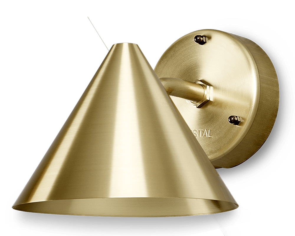 Tratt Micro IP23 Messing udendørslampe Fra Westal - Tratt Micro er en videreudvikling af Tratt-armaturet, nu omarbejdet af Westal i en moderne stil.