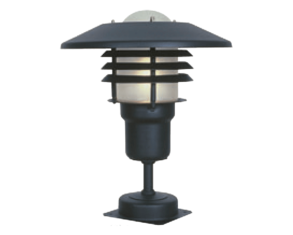 Tellus 33cm Sort Fra Westal - Armaturet er egnet til udendørs brug med en IP44-klassificering og er udstyret med en E27-fatning.