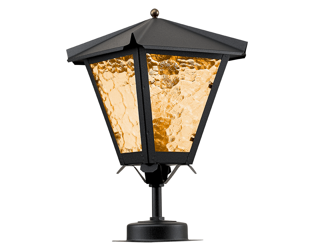 Gustav 36cm Sort Fra Westal - Vælg mellem en op- eller nedadvendt lanterne i lakeret og rustfast finish eller i storslået oxideret kobber.