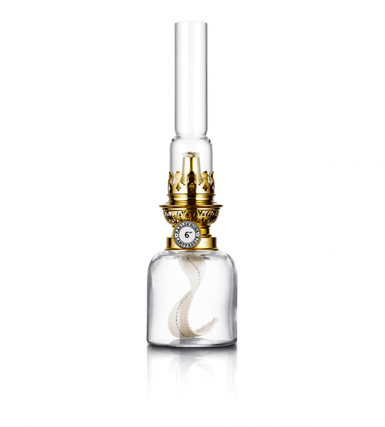 Koholmen Transparent/messing Fra Karlskrona lampfabrik - 