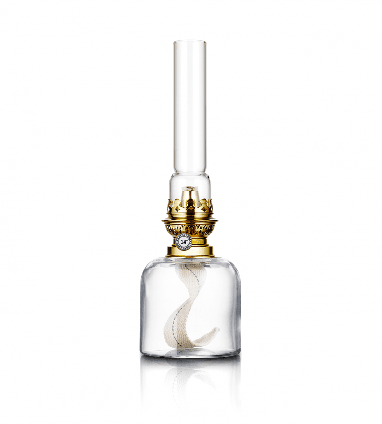 Kungsholmen Transparent/messing Fra Karlskrona lampfabrik - 