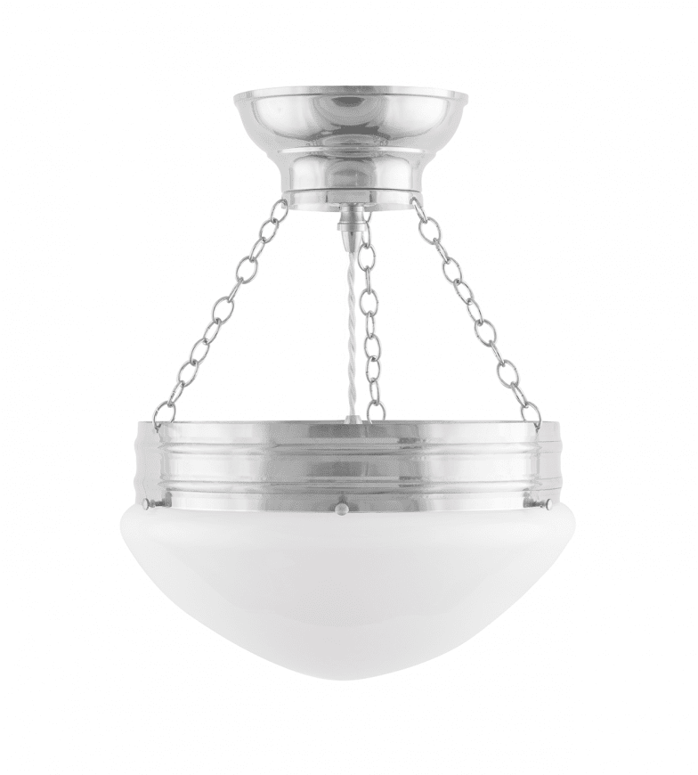 Heidenstam Pendant 300 Nikkel Fra Karlskrona lampfabrik - Kan forlænges op til 100 cm med en vedhængsforlænger (20cm) og ekstra ledning (80cm).