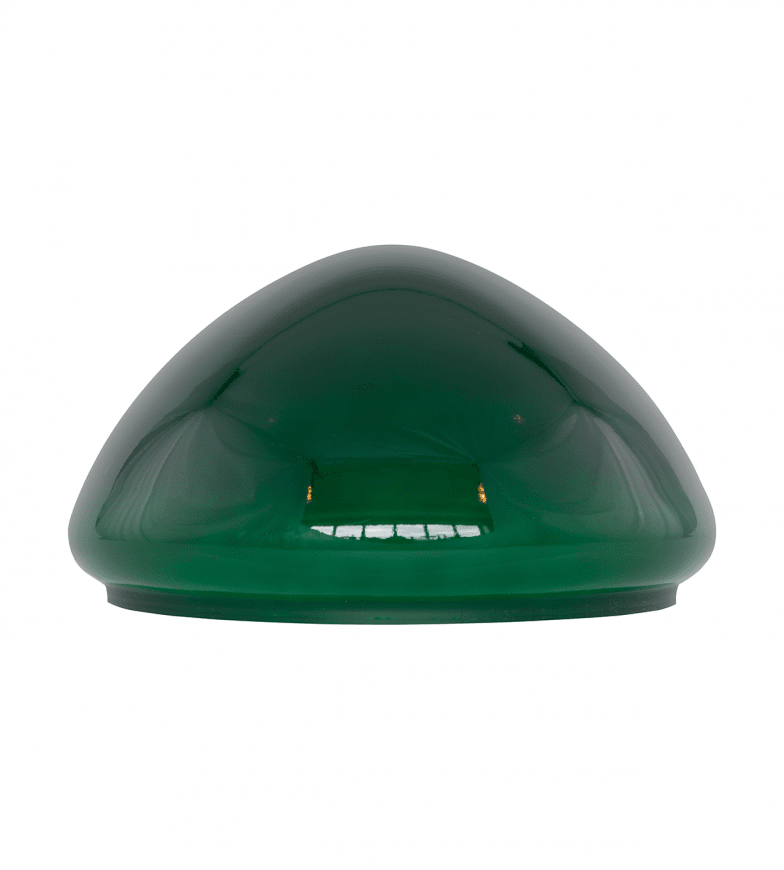 Tall Table Lamp Glass Shade 235 Grøn Fra Karlskrona lampfabrik - 