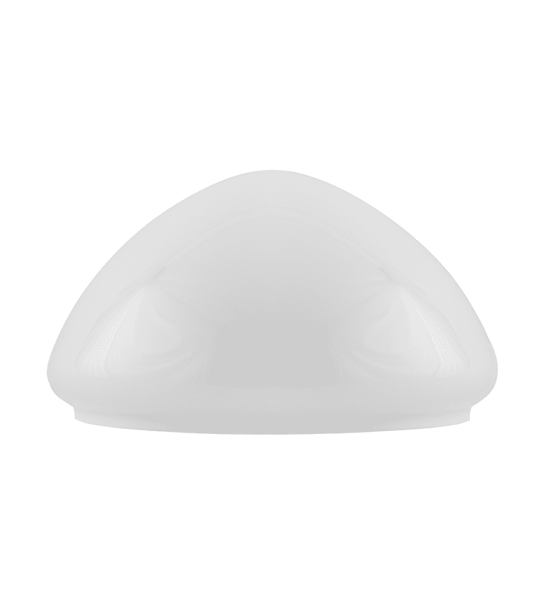 Tall Table Lamp Glass Shade 235 Hvid Fra Karlskrona lampfabrik - 
