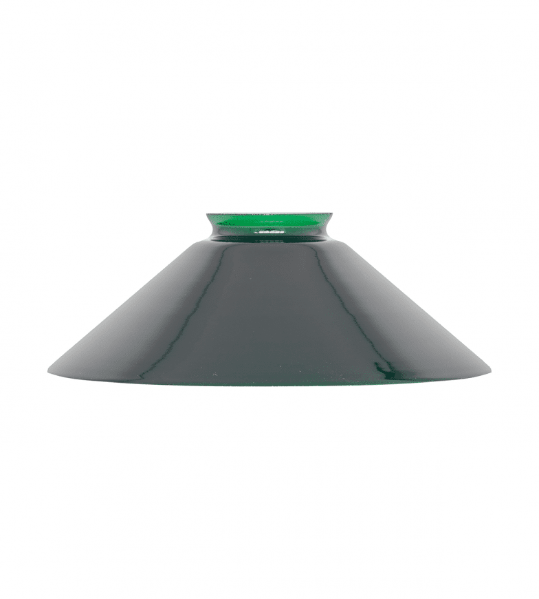 Schoolhouse Glass Shade 60/200 Grøn Fra Karlskrona lampfabrik - 