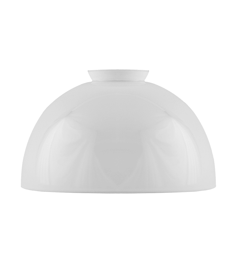 Dome Glass Shade 60/170 Hvid Fra Karlskrona lampfabrik - 