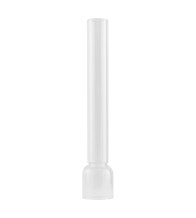 Lamp Chimney 14''' Gennemsigtig Fra Karlskrona lampfabrik - 