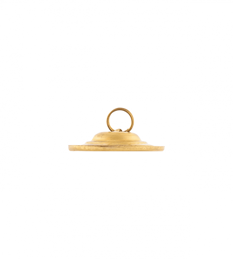 Hanging Smoke Bell Messing Fra Karlskrona lampfabrik - 