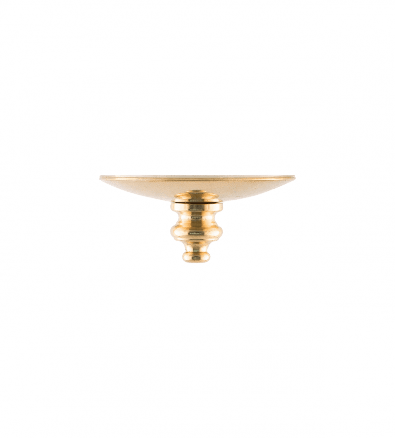 Small Shade Cap Finial Messing Fra Karlskrona lampfabrik - 
