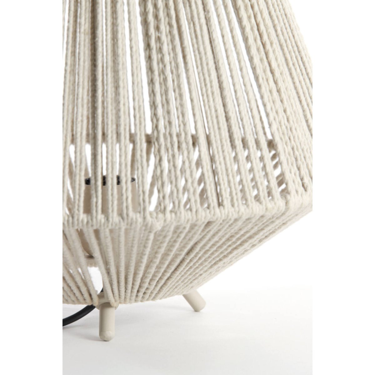 Felida 40cm Cremet hvid bordlampe Fra Light & Living - 