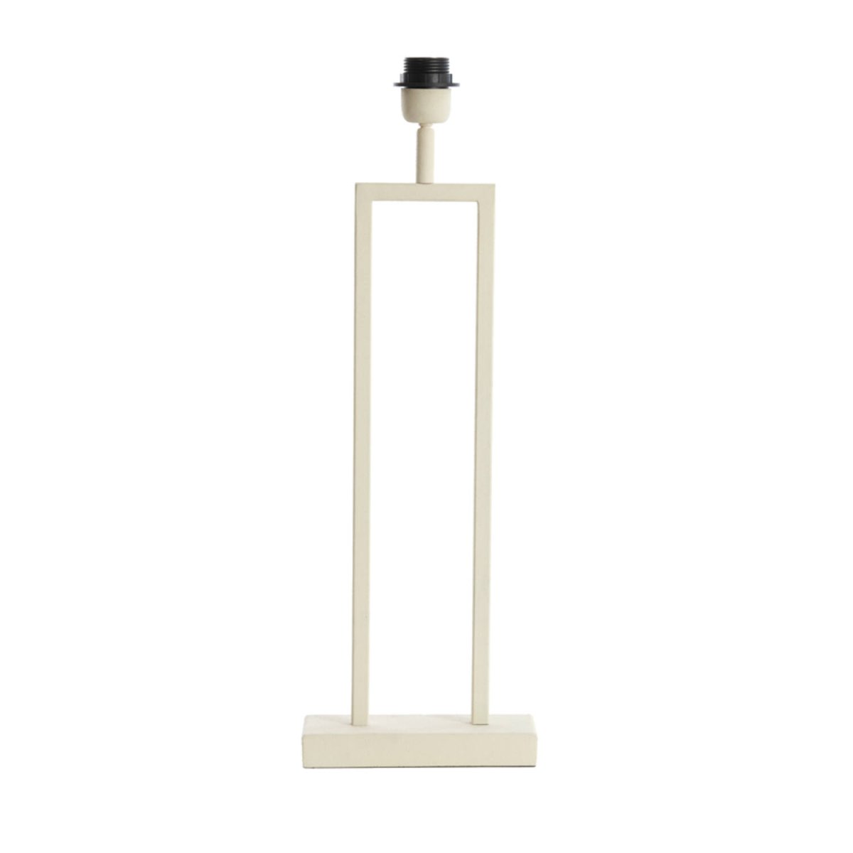 Shiva 55cm Cremet hvid lampefod Fra Light & Living - 