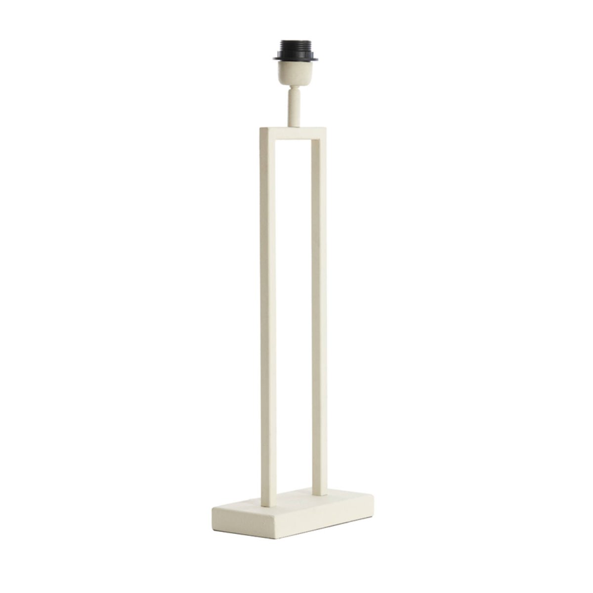 Shiva 55cm Cremet hvid lampefod Fra Light & Living - 