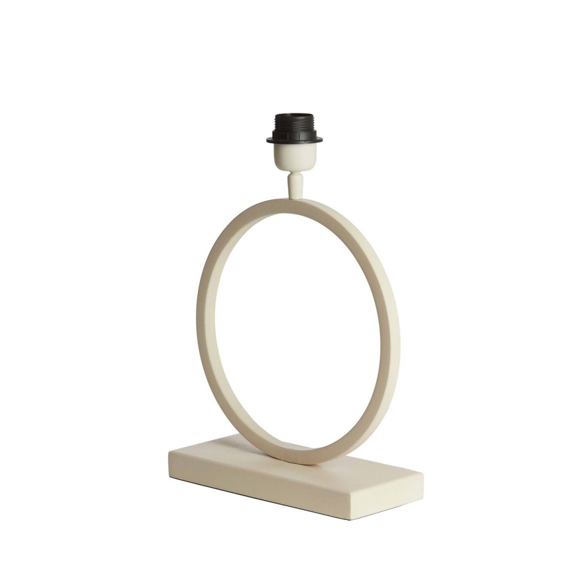 Liva 43cm Cremet hvid lampefod Fra Light & Living - 