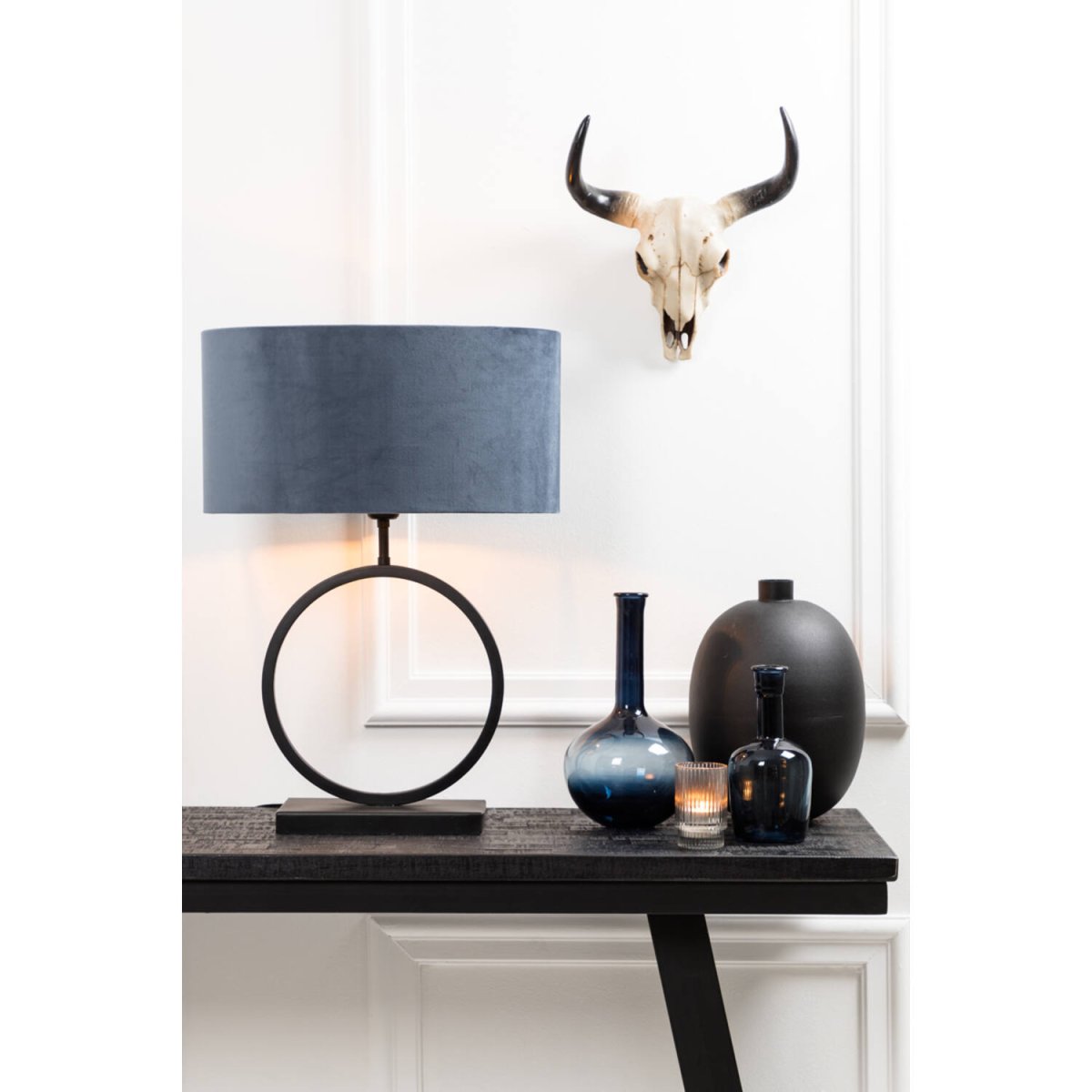 Liva 43cm Sort lampefod Fra Light & Living - 