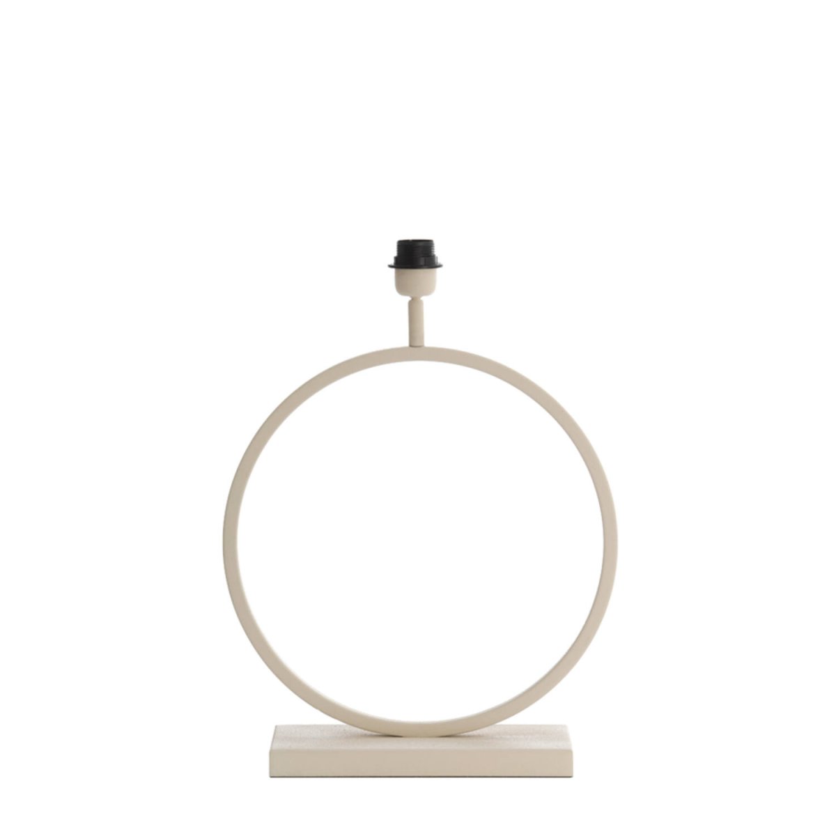 Liva 53cm Cremet hvid lampefod Fra Light & Living - 