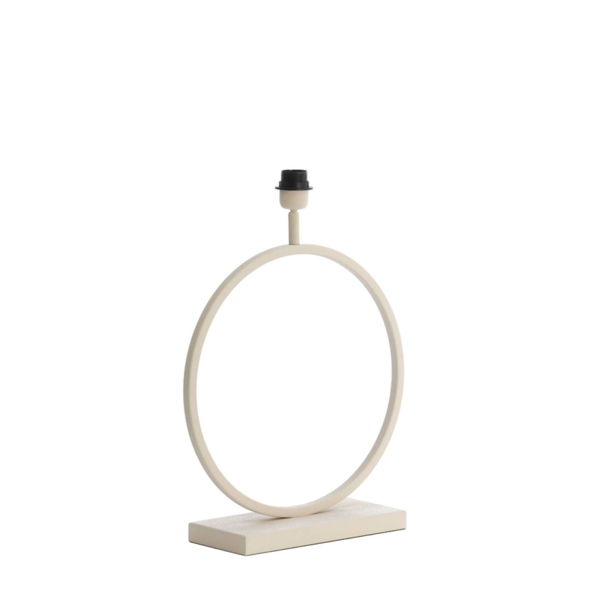 Liva 53cm Cremet hvid lampefod Fra Light & Living - 