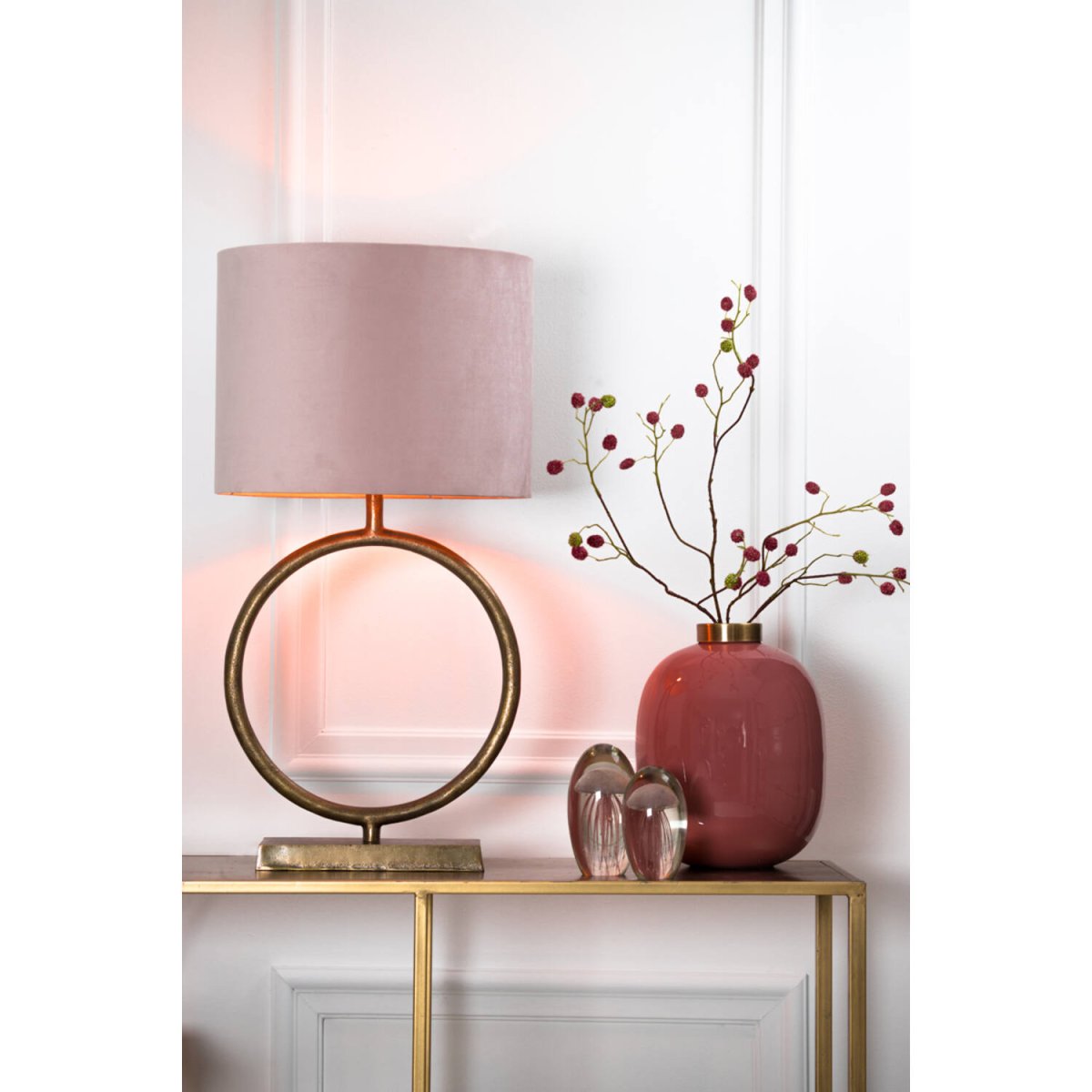 Livu 50cm Bronze lampefod Fra Light & Living - 