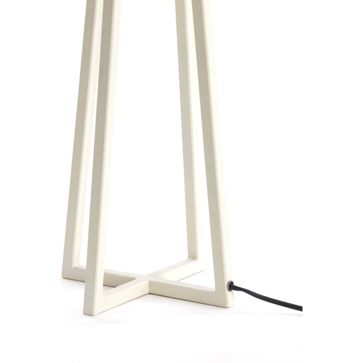 Miley 56cm Cremet hvid lampefod Fra Light & Living - 